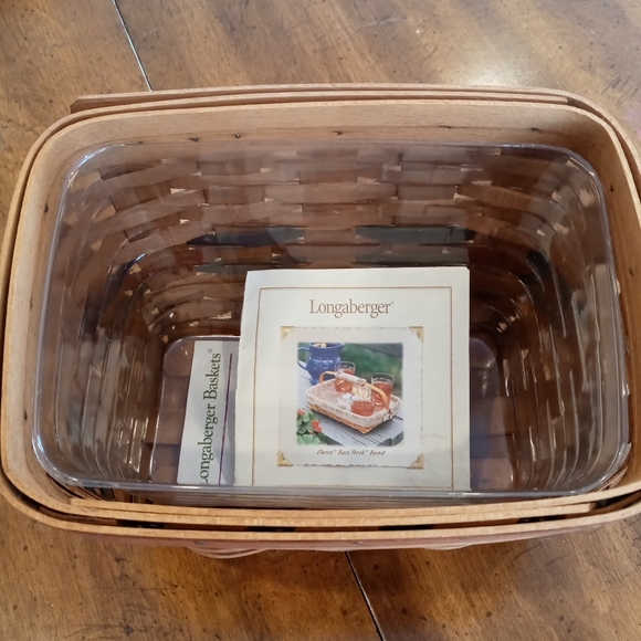Longaberger recipe box with insert - Picture 3 of 3